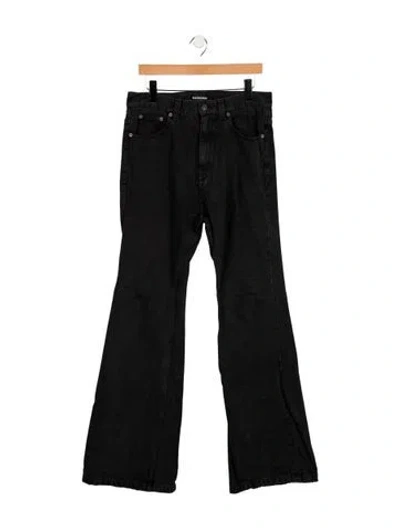 Pre-owned Balenciaga 2022 Bootcut Jeans In Black