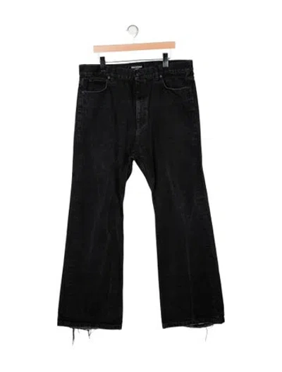Pre-owned Balenciaga 2022 Bootcut Jeans In Black