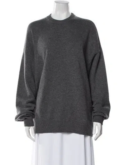 Pre-owned Balenciaga 2022 Cashmere Sweater In Grey