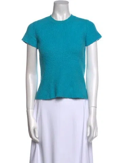 Pre-owned Balenciaga 2022 Crew Neck T-shirt In Blue