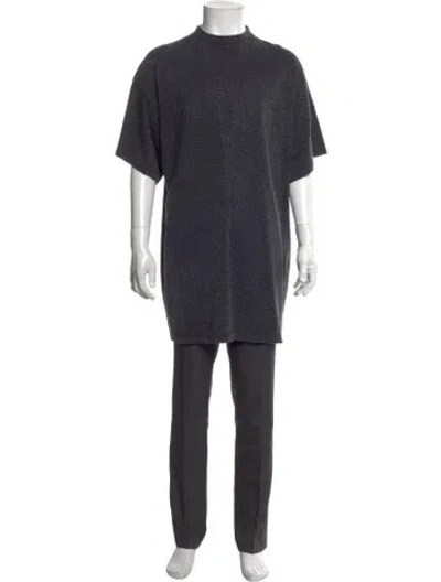 Pre-owned Balenciaga 2022 Crew Neck T-shirt In Gray