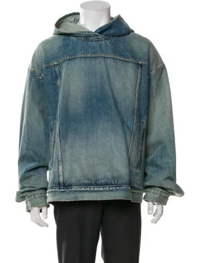 Pre-owned Balenciaga 2022 Denim Jacket In Blue