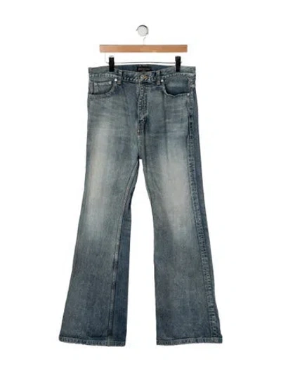 Pre-owned Balenciaga 2022 Flared Jeans In Blue