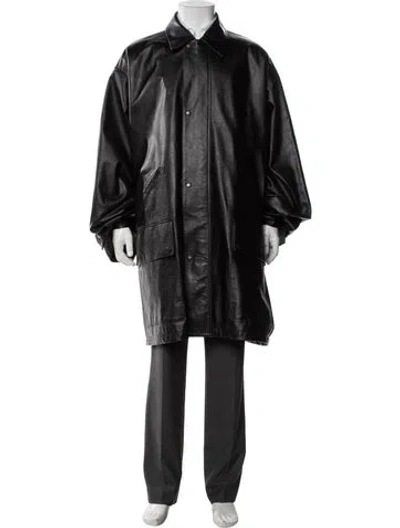 Pre-owned Balenciaga 2022 Garde-robe Moto Jacket In Black