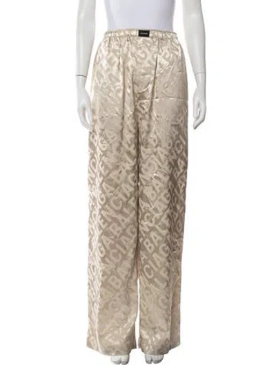 Pre-owned Balenciaga 2022 Graphic Print Pajamas W/ Tags In Neutrals