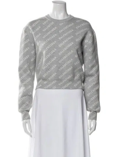 Pre-owned Balenciaga 2022 Graphic Print Sweater In Multi