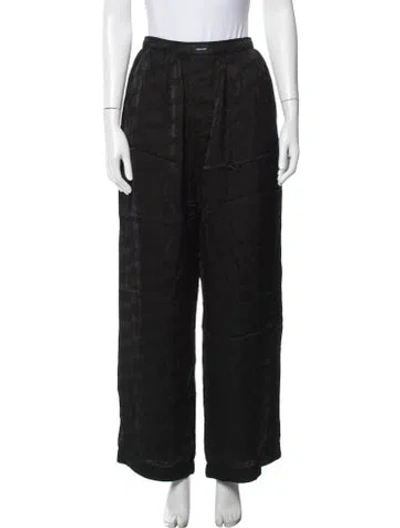 Pre-owned Balenciaga 2022 Graphic Print Sweatpants In Black