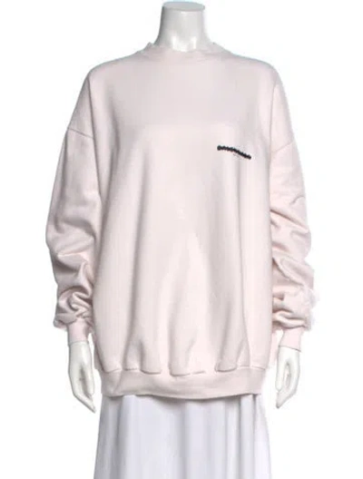 Pre-owned Balenciaga 2022 Graphic Print Sweatshirt In Neutral