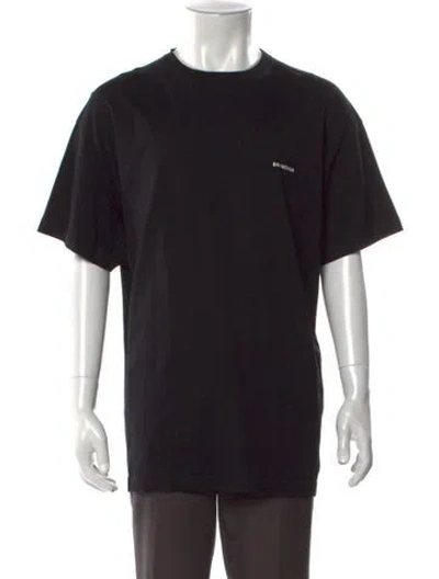 Pre-owned Balenciaga 2022 Logo T-shirt In Black