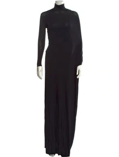 Pre-owned Balenciaga 2022 Long Dress In Black