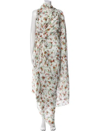 Pre-owned Balenciaga 2022 Midi Length Dress W/ Tags In White