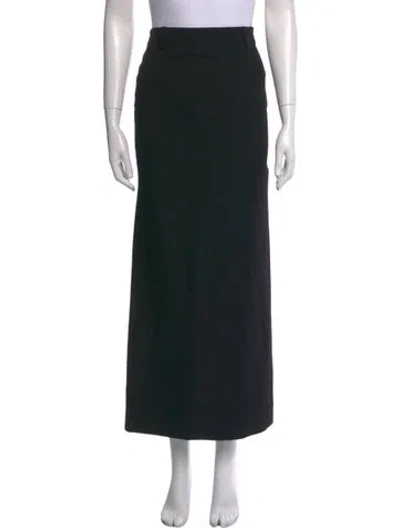 Pre-owned Balenciaga 2022 Midi Length Skirt In Black