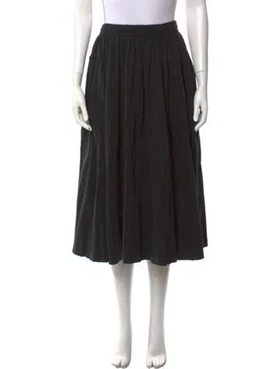 Pre-owned Balenciaga 2022 Midi Length Skirt In Black