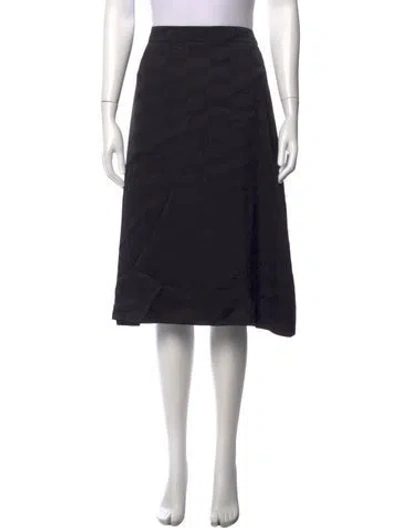 Pre-owned Balenciaga 2022 Midi Length Skirt In Black