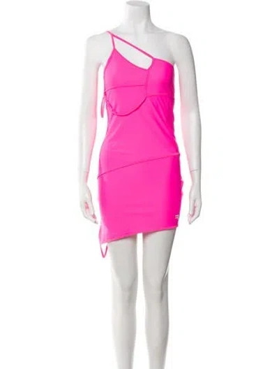 Pre-owned Balenciaga 2022 Mini Dress In Pink