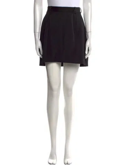 Pre-owned Balenciaga 2022 Mini Skirt In Black