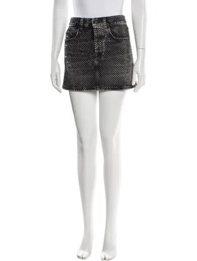 Pre-owned Balenciaga 2022 Mini Skirt In Black