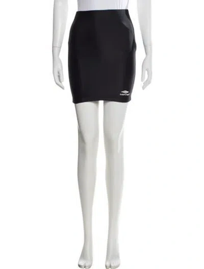Pre-owned Balenciaga 2022 Mini Skirt W/ Tags In Black
