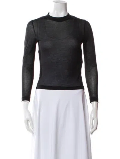 Pre-owned Balenciaga 2022 Mock Neck Top W/ Tags In Gray