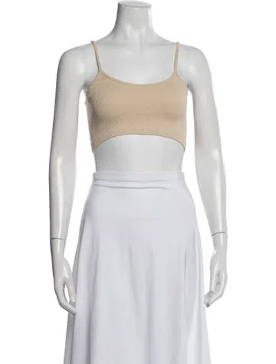 Pre-owned Balenciaga 2022 Scoop Neck Sports Bra W/ Tags In Neutral