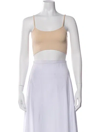 Pre-owned Balenciaga 2022 Scoop Neck Sports Bra W/ Tags In Neutral