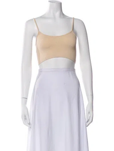 Pre-owned Balenciaga 2022 Scoop Neck Sports Bra W/ Tags In Neutral