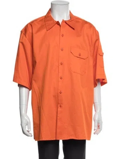 Pre-owned Balenciaga 2022 Short Sleeve Shirt In Orange