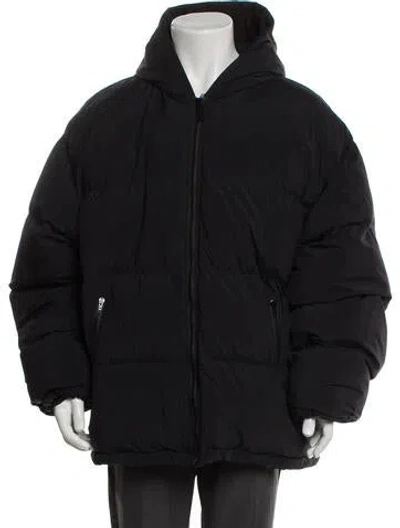 Pre-owned Balenciaga 2022 Sporty B Puffer Coat W/ Tags In Black