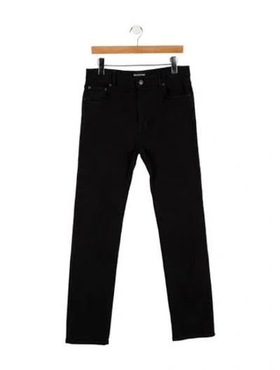 Pre-owned Balenciaga 2022 Straight Leg Jeans In Black