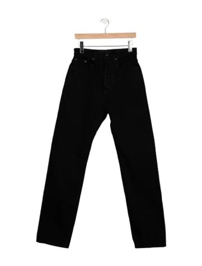 Pre-owned Balenciaga 2022 Straight Leg Jeans In Black