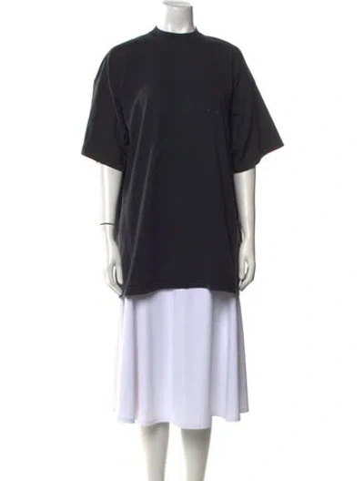 Pre-owned Balenciaga 2022 Strike Logo Tunic In Black