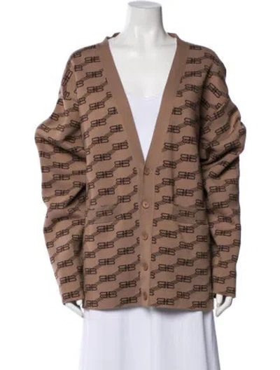 Pre-owned Balenciaga 2022 Striped Sweater In Neutral