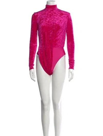 Pre-owned Balenciaga 2022 Turtleneck Bodysuit W/ Tags In Pink