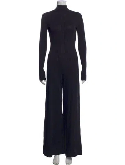 Pre-owned Balenciaga 2022 Turtleneck Jumpsuit In Black