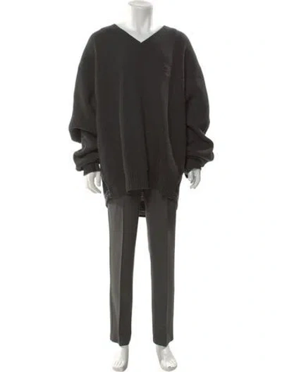 Pre-owned Balenciaga 2022 V-neck Cardigan In Green