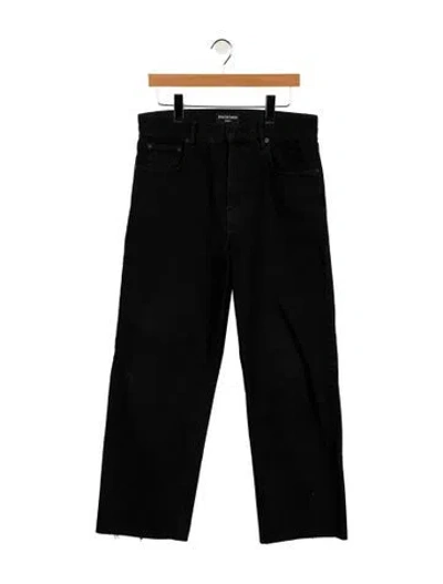 Pre-owned Balenciaga 2022 Wide Leg Jeans In Black