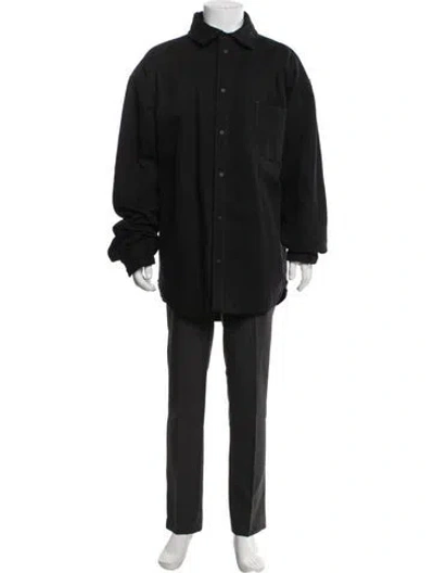 Pre-owned Balenciaga 2022-2023 Parka In Black