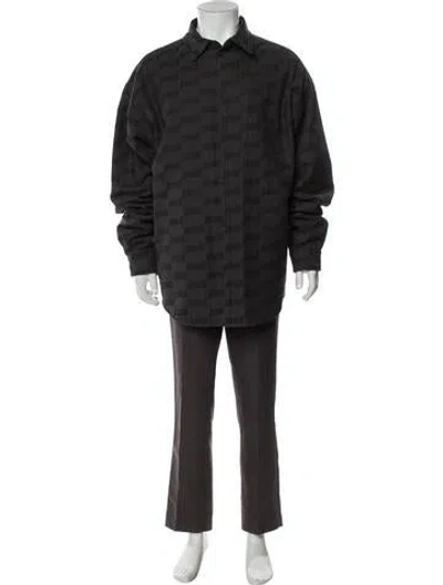 Pre-owned Balenciaga 2023 Bb Monogram Parka W/ Tags In Gray