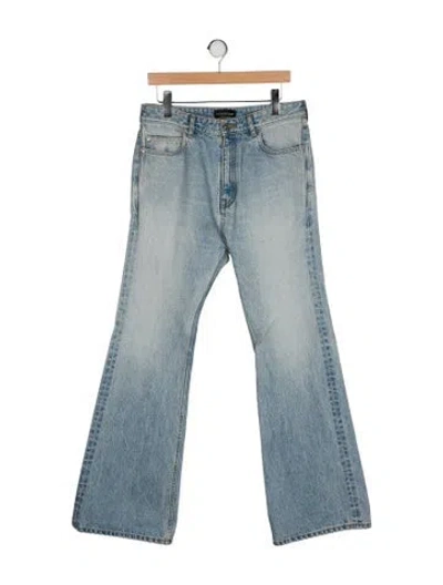 Pre-owned Balenciaga 2023 Bootcut Jeans In Blue