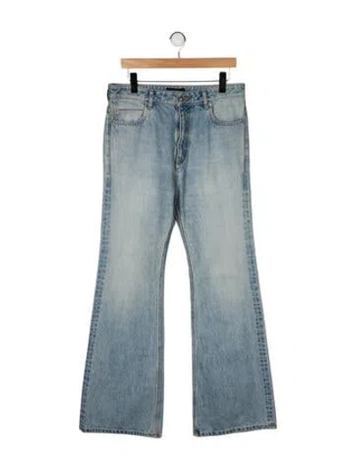 Pre-owned Balenciaga 2023 Bootcut Jeans In Blue