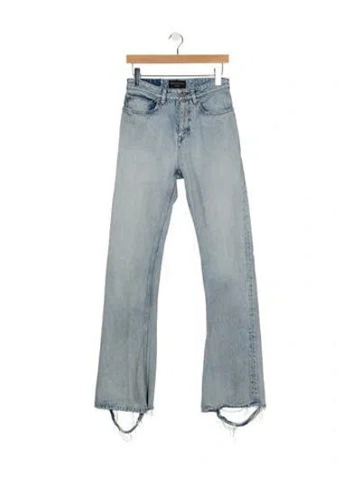 Pre-owned Balenciaga 2023 Bootcut Jeans In Blue