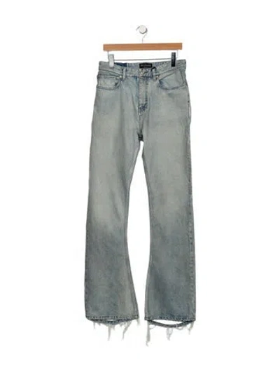 Pre-owned Balenciaga 2023 Bootcut Jeans W/ Tags In Blue