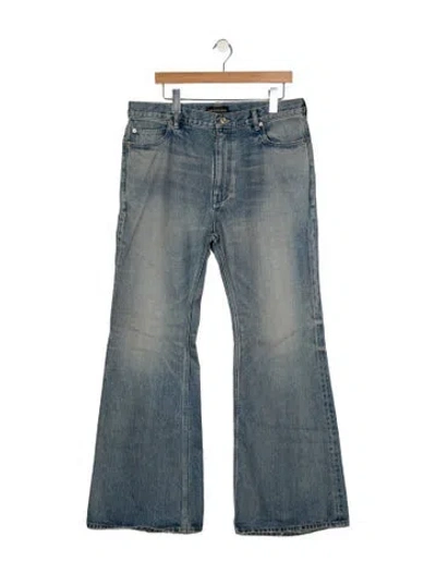 Pre-owned Balenciaga 2023 Bootcut Jeans W/ Tags In Blue