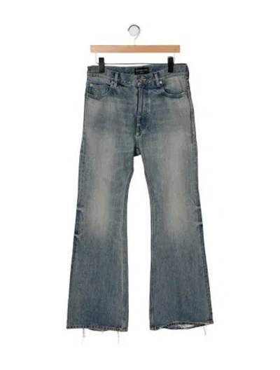 Pre-owned Balenciaga 2023 Bootcut Jeans W/ Tags In Blue