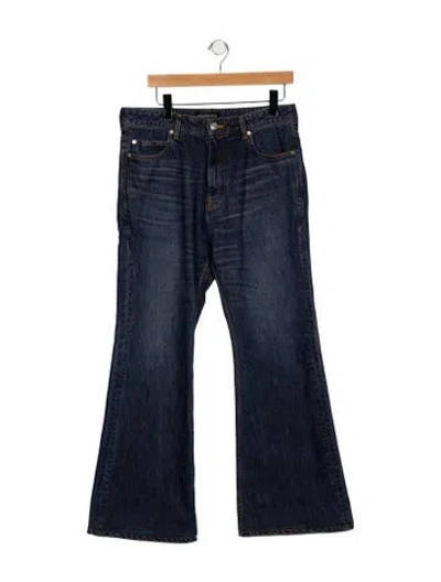 Pre-owned Balenciaga 2023 Flared Jeans In Blue