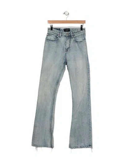 Pre-owned Balenciaga 2023 Flared Jeans In Blue