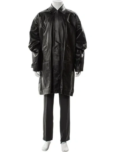 Pre-owned Balenciaga 2023 Garde-robe Parka In Black