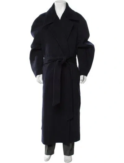 Pre-owned Balenciaga 2023 Garde-robe Raglan Coat W/ Tags In Blue