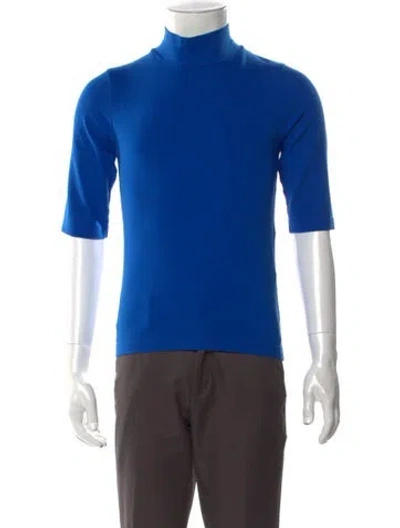 Pre-owned Balenciaga 2023 Logo Shirt W/ Tags In Blue