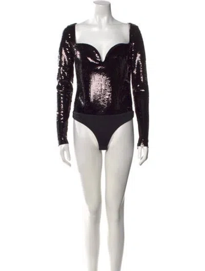 Pre-owned Balenciaga 2023 Nylon Bodysuit In Black